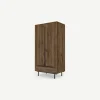 Armario Damien – Efecto Walnut Black