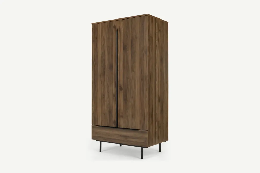Armario Damien – Efecto Walnut Black