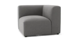 Asiento Esquinero Modular Juno – Gris Marga