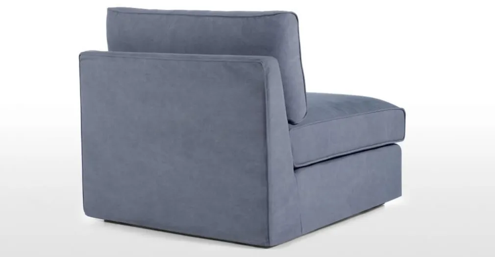 Asiento Modular con Funda Extraíble Trent – Azul Lavado