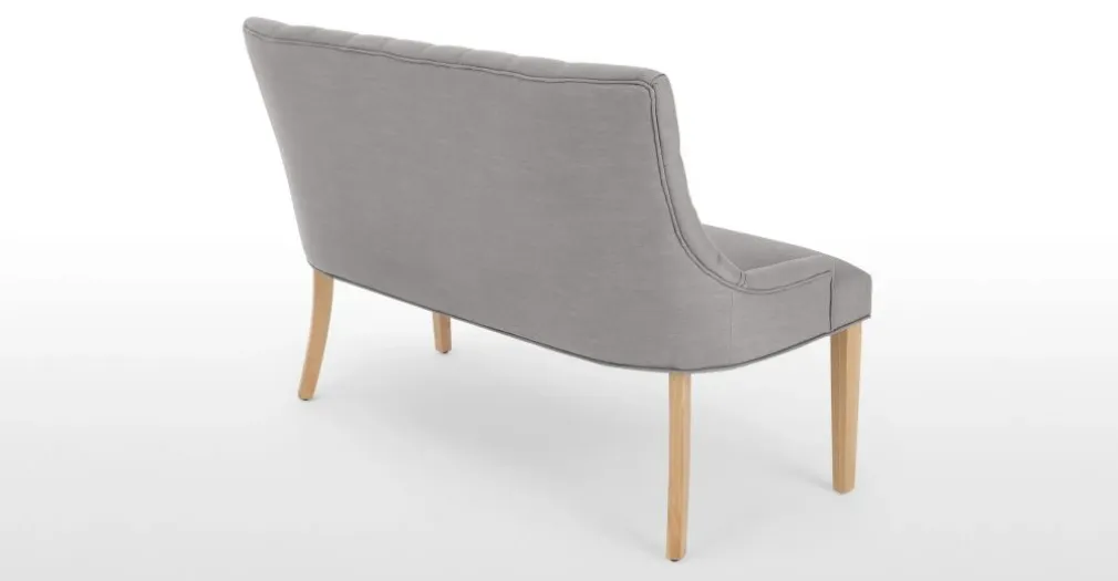 Banco de comedor Flynn – Gris grafito