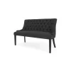Banco de comedor Flynn – Negro noche