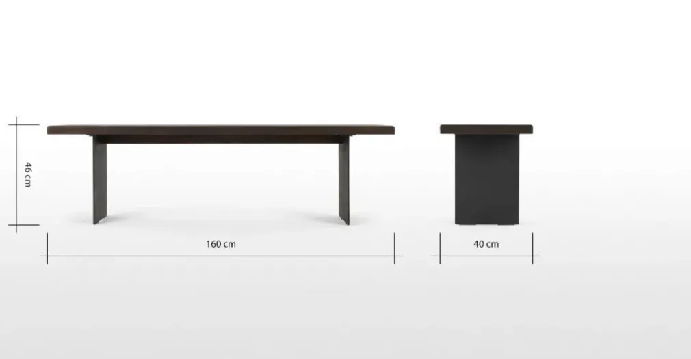 Banco Phantom – Madera y metal