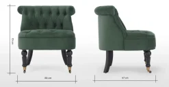 Butaca Bouji – Verde Olmo