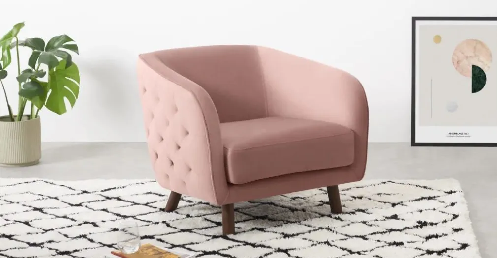 Butaca Esther – Rosa Vintage
