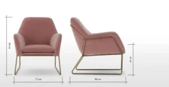 Butaca Frame – Rosa Palo