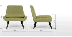 Butaca Jonny – Verde Oliva Moteado