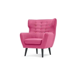 Butaca Kubrick – Rosa Chicle Con Botones de Colores