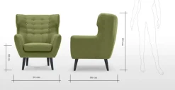 Butaca Kubrick – Verde Lima