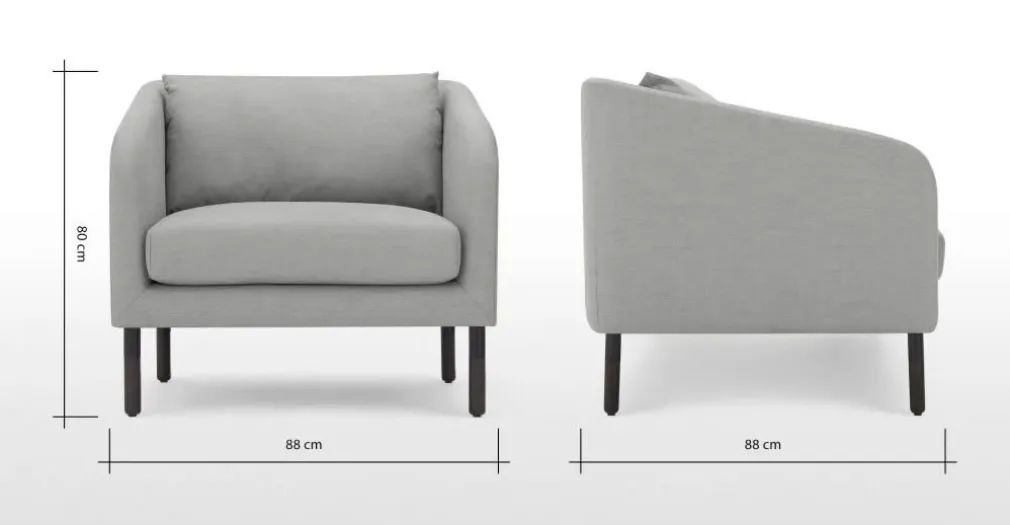 Butaca Merrick – Gris