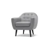 Butaca Ritchie – Gris Perla Con Botones de Colores