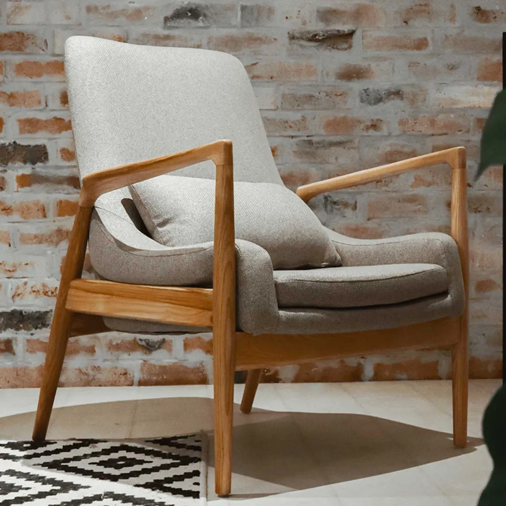 Butaca Rogers – Natural Grey