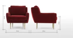 Butaca Simone – Claret