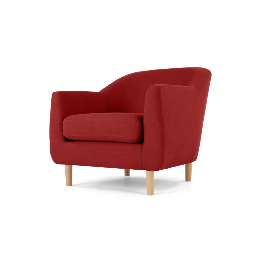 Butaca Tubby – Rojo Vivo