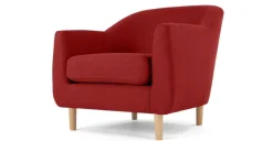 Butaca Tubby – Rojo Vivo