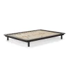 Cama con Plataforma Kano – Madera Tratada en Negro