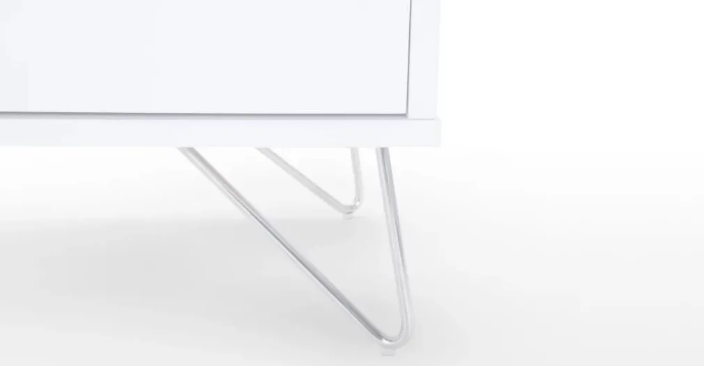Cómoda Ancha Elona – Blanco Brillante