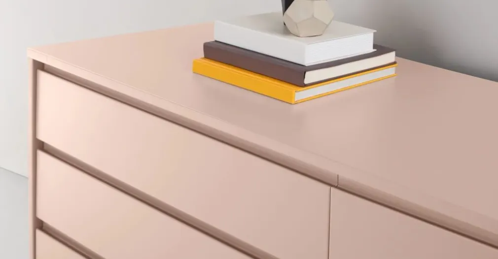 Cómoda Ancha Elona – Rosa Empolvado