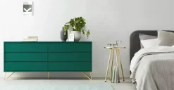 Cómoda Ancha Elona – Verde Inglés