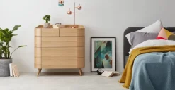 Cómoda con 5 Cajones Ada – Roble