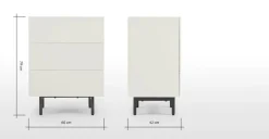 Cómoda Mino – Blanco Marfil