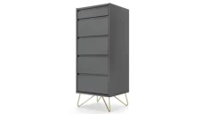 Cómoda Tocador Elona – Gris Carbón