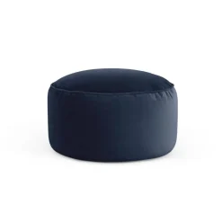 Cojín de Suelo de Terciopelo Lux – Azul Real