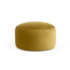 Cojín de Suelo de Terciopelo Lux – Dorado Vintage.