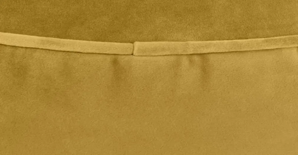 Cojín de Suelo de Terciopelo Lux – Dorado Vintage.