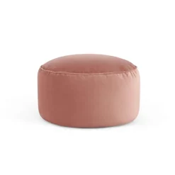 Cojín de Suelo de Terciopelo Lux – Rosa Palo