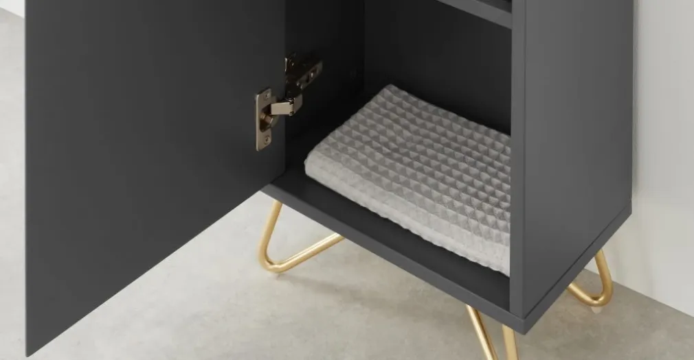 Columna para baño Elona – Gris Carbón