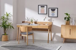 Escritorio Calama – Roble y Gris