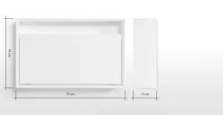 Escritorio de Pared Stretto – Blanco