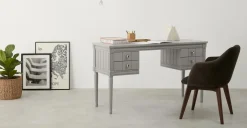 Escritorio Vintage Bourbon – Gris