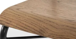 Juego de dos sillas de comedor Wigbert – Pino y negro