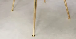 Juego de 2 sillas de comedor Adeline – Azul Real
