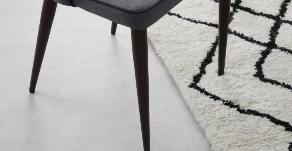 Juego de 2 sillas de comedor Julietta – Gris marga