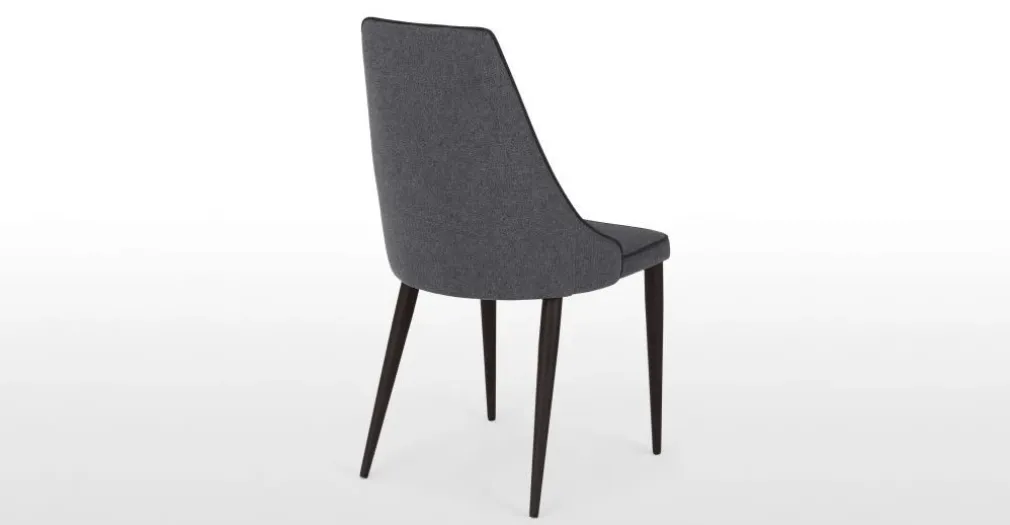 Juego de 2 sillas de comedor Julietta – Gris marga