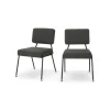 Juego de 2 sillas de comedor Knox – Gris