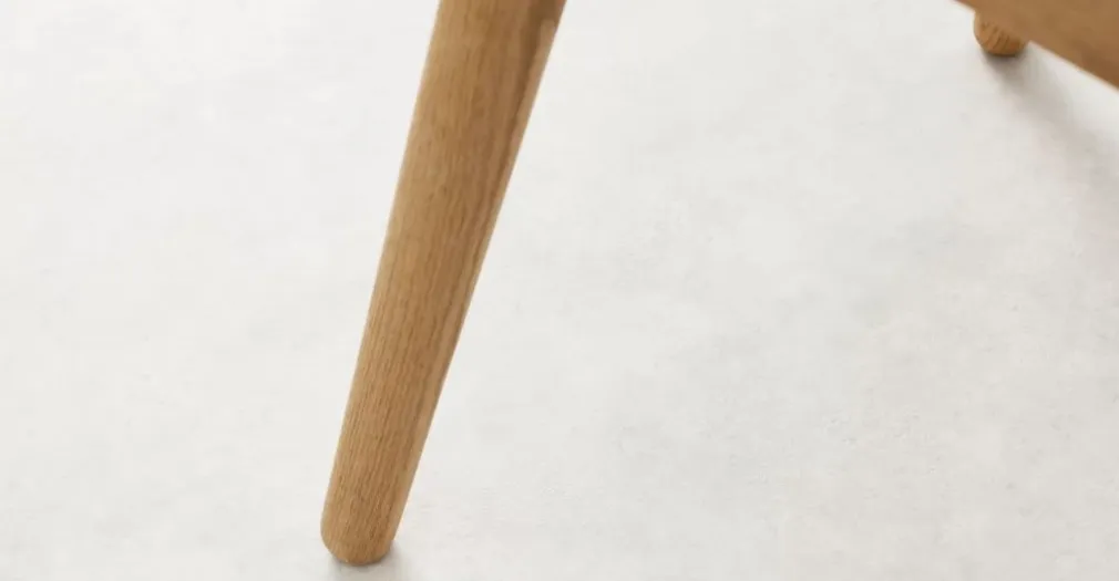 Juego de 2 sillas de comedor Thelma – Roble y verde