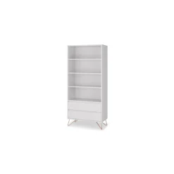 Librería Elona – Gris Claro y Cobre