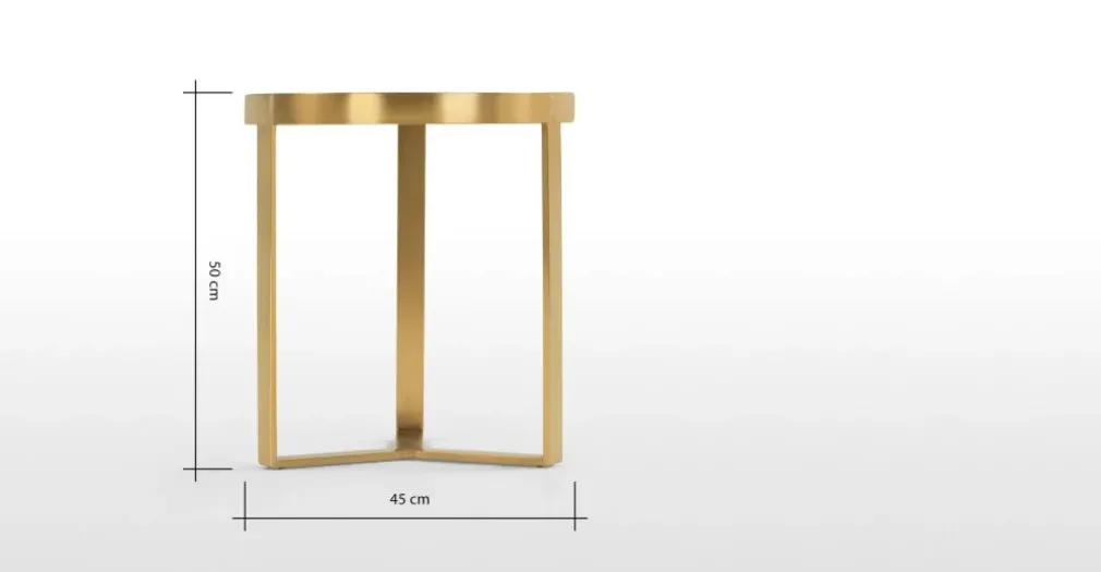 Mesa auxiliar Aula – Cristal y Dorado