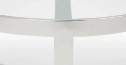 Mesa auxiliar Aula – Cromo y cristal