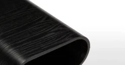 Mesa auxiliar con almacenaje Hooper – Negro