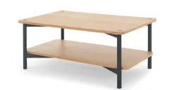 Mesa de Centro Benn – Roble y gris