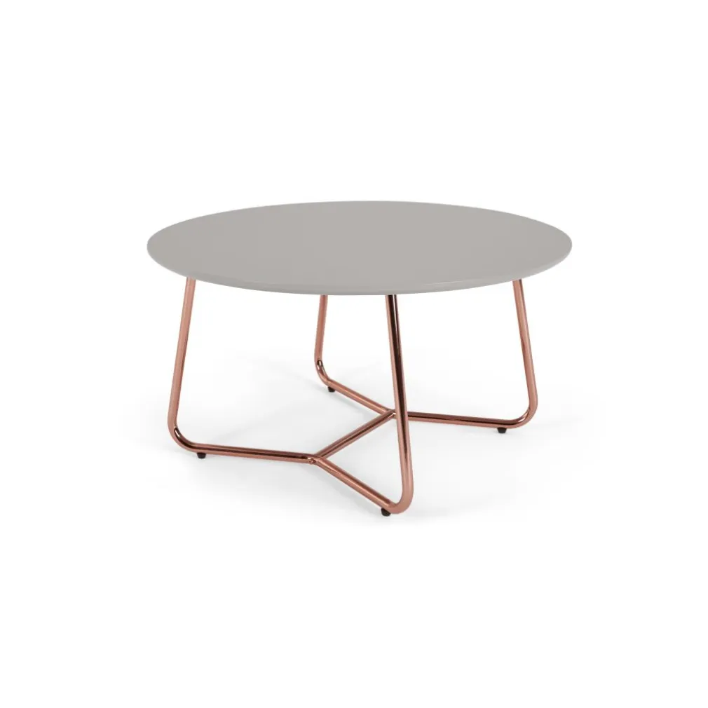 Mesa de Centro Nyla – Gris y cobre
