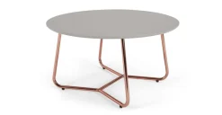 Mesa de Centro Nyla – Gris y cobre