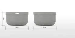 Mesa de Centro Ziv – Gris y Nogal