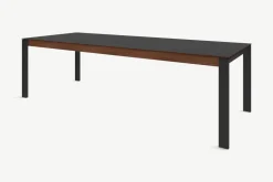 Mesa de Comedor 12 Asientos Corinna – Negro