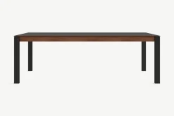 Mesa de Comedor 10 Asientos Corinna – Nogal y Negro
